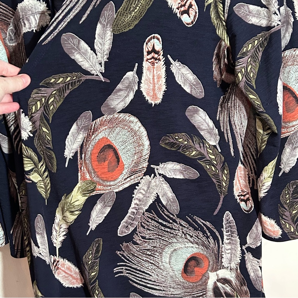 Honeyme feather kimono large - Picture 3 of 4